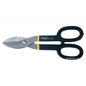 Ножиці по металу STANLEY "MaxSteel" : L= 250 мм, прямі
