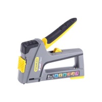 Степлер STANLEY з регуляц. сили до 6-ти видів скоб і цвяхів