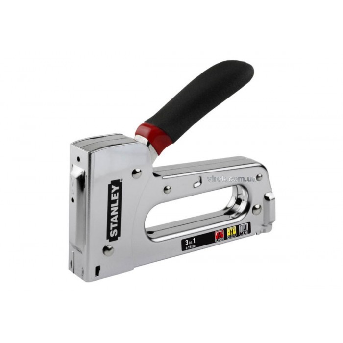 Степлер STANLEY "Light Duty TR120" для скоб типу "А" і шпильок типу "J"