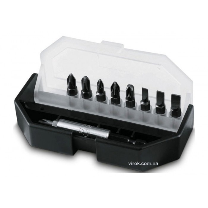 Набір насадок викруткових STANLEY : SL/PH, магнітний тримач 1/4". 10шт.