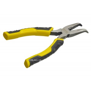 Щипці подовжені, гнуті Stanley : L= 200 мм DW