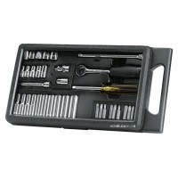 Набір головок торцевих STANLEY 1/4" з інструментами, 35 шт. DW