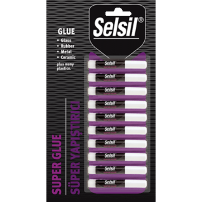 (R) Супер-клей SELSIL в тюбиках 2 гр. 10 шт.