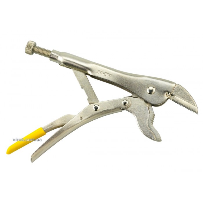 Кліщі затискні STANLEY з фіксатором і V-подібними губками, l= 225 мм