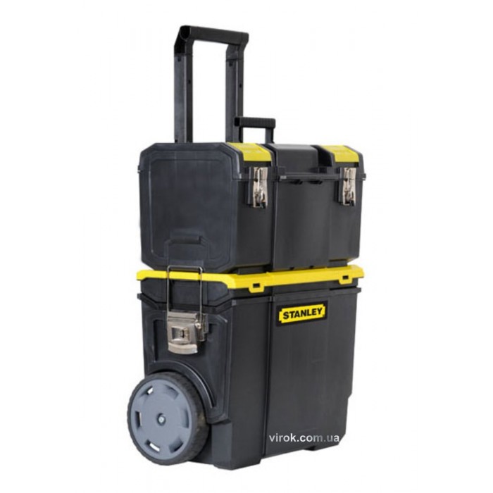 Ящики на колесах Ø= 178 мм 2-секційні STANLEY "Mobile WorkCenter"; 47,5 х 28,4 х 63,0 см