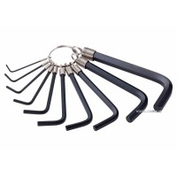 Ключі 6-гранні Г-подібні Stanley з'єднані кільцем, 10 шт, 1,5- 10 мм