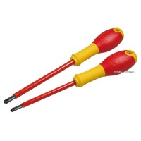 Набір викруток діелектричних STANLEY "FatMax VDE" до 1000 В, PH1 x 100 мм, PH2 x 125 мм, 2 шт.