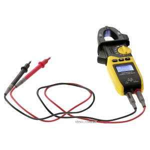 Мультиметр-кліщі STANLEY "FatMax" для вимірювання електричних параметрів: цифровий подвійний дисплей