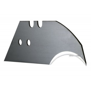 Лезо змінне трапецевидне з вигнутим вістрям STANLEY : M= 19 x 0.65 мм. L= 60 мм. 5 (Шт/Уп.)