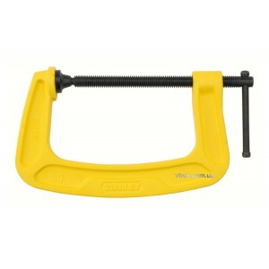 Струбцина С- подібна STANLEY "Maxsteel" : L= 150 мм, зусилля 680 кг .