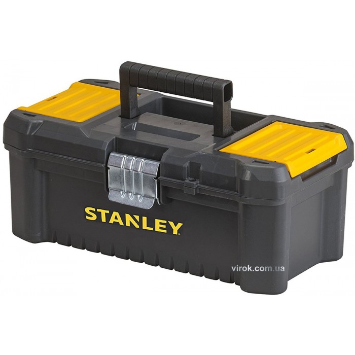 Ящик для інструментів STANLEY : 12,5", пластиковий, металева защіпка