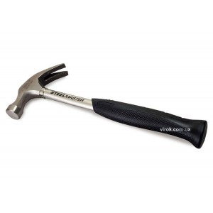 Молоток столярний STANLEY "Steelmaster Curve Claw" : M= 570 г, L= 335 мм, сталева ручка