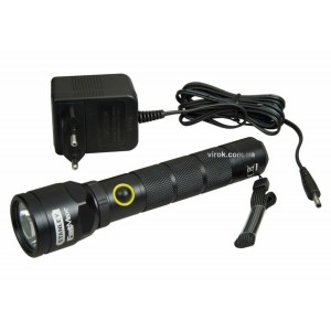 Ліхтар світлодіодний акумуляторний STANLEY"FATMAX ALUMINIUM TORCH RECHARGEABLE" в алюмін. корпусі(DW