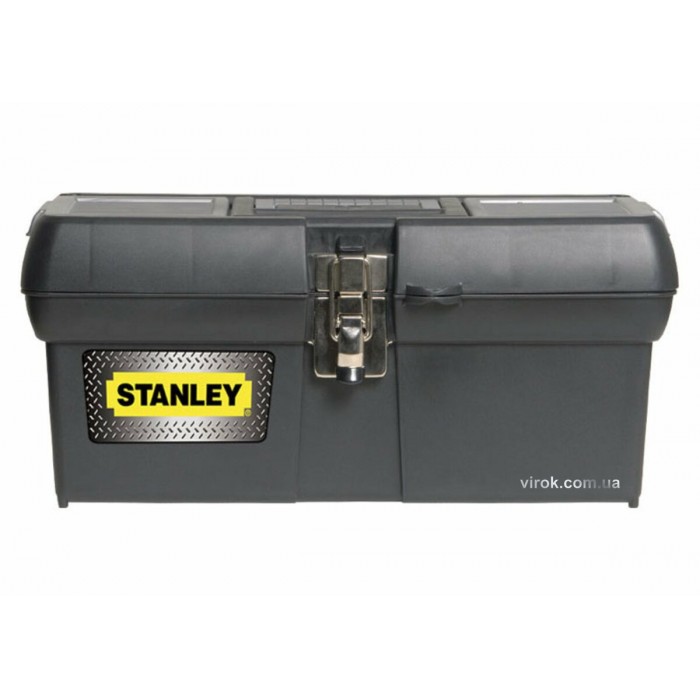 Ящик для інструменту STANLEY : органайзер, металеві замки, М= 400x209x183 мм.