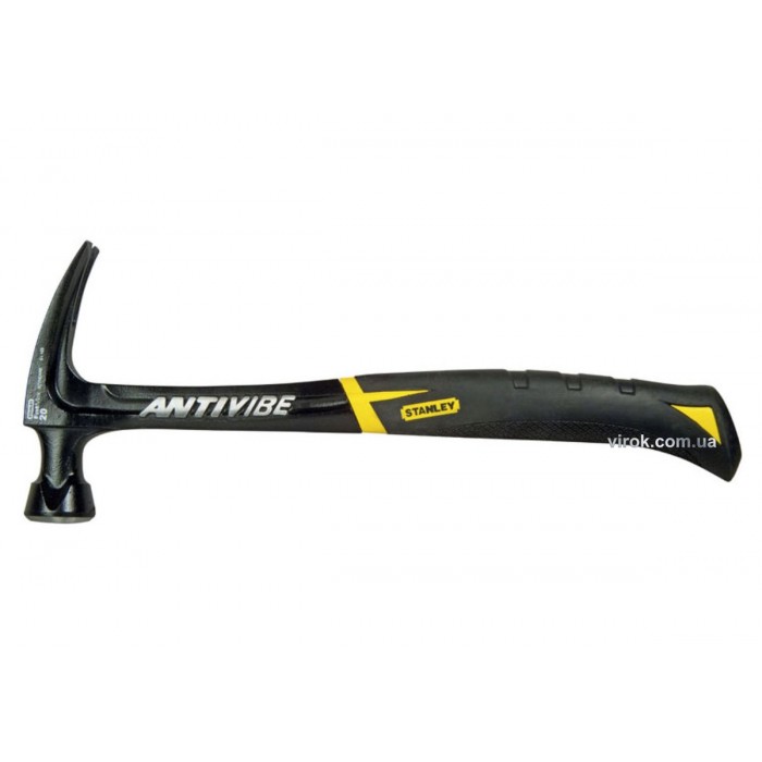 Молоток столярний STANLEY "FatMax" : M= 453 г, l= 315 мм, протиінерціний погашувач, накладка