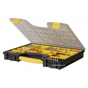 Органайзер STANLEY : професійний, пластмасовий, 25 з'ємних секцій, М= 422х520х334 мм.