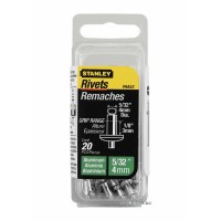 Ніти алюмінієві STANLEY, Ø= 4 мм, захват - 3 мм, уп. 20 шт.(DW)