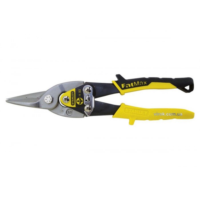 Ножиці по листовому металу STANLEY "FatMax" : L= 250 мм, прямі