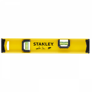 Рівень STANLEY "BASIC I-BEAM" : L= 30 см, 2 капсули