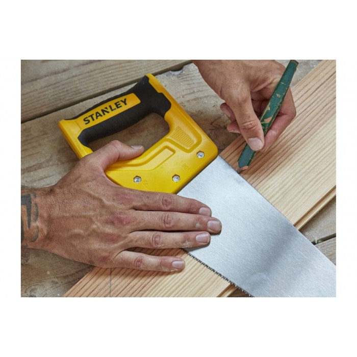 Ножівка по дереву STANLEY "SHARPCUT" : L= 380 мм, 7 зубів/1"