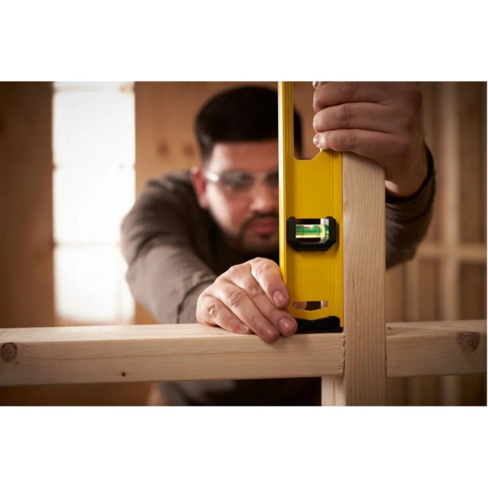 Рівень STANLEY "BASIC I-BEAM" : L= 120 см, 3 капсули