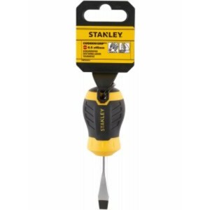 Викрутка плоска STANLEY "Cushion Grip" S/D FLARED: 6.5 X 45MM