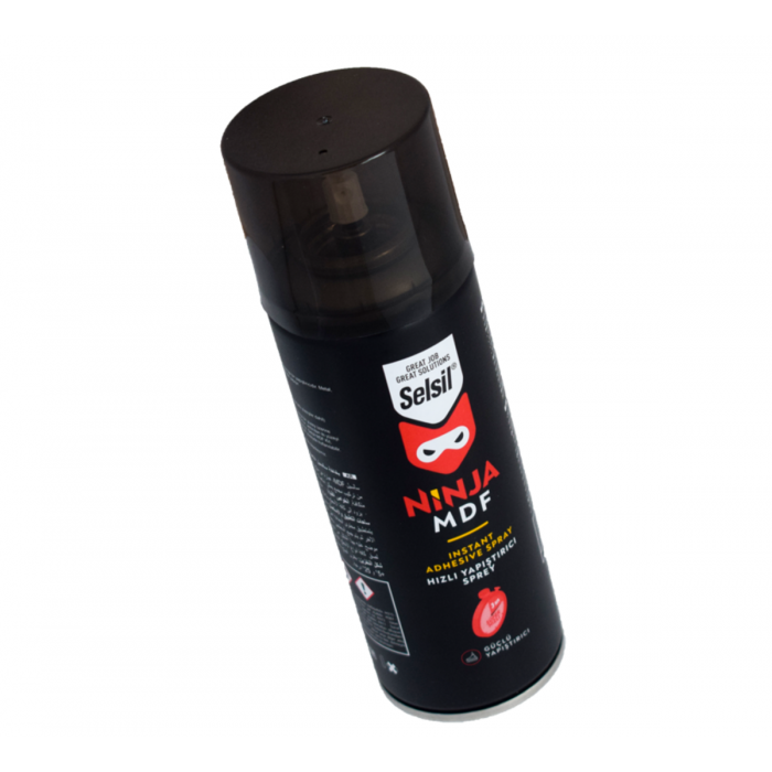 Клей 2-компонентний NINJA MDF : супер швидкий. 200 ML +50 г. спрей-активатор + цианоакрилат [25]