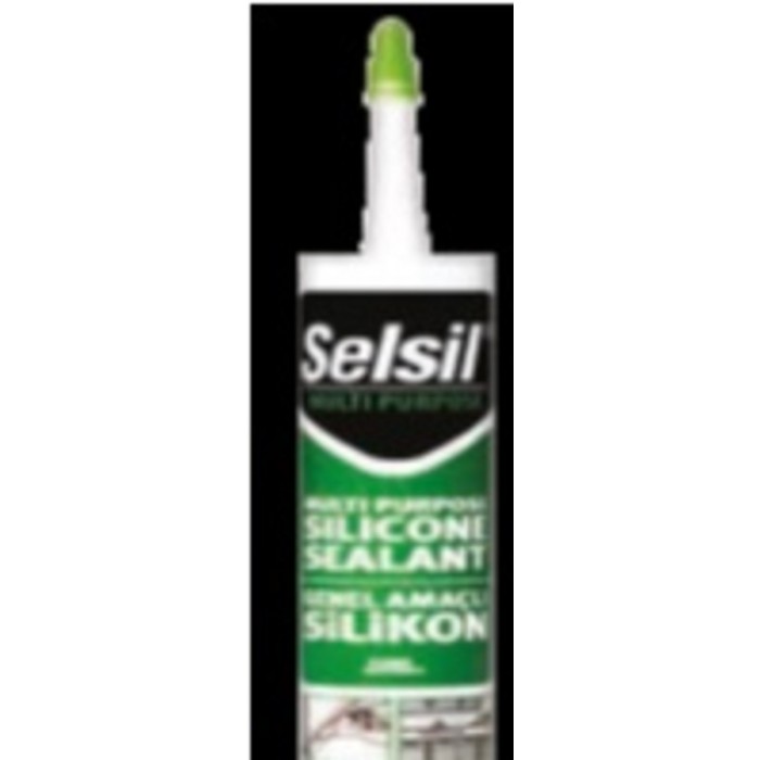 Герметик силіконовий універсальний SELSIL (Білий) V310 мл.  [25]