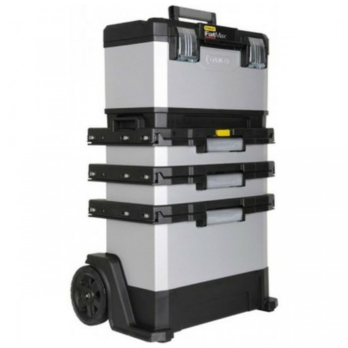 Ящик STANLEY "FatMax Rolling Workshop"  56.8 x 89.3 x 38.9 см, пластиковий на колесах