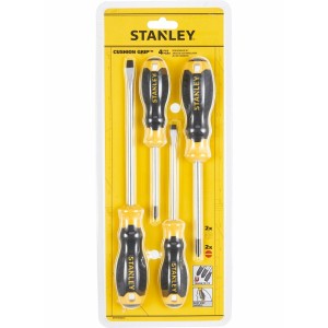 Набір викруток STANLEY "Cushion Grip S/DRIVER" : 4 шт прецизійні