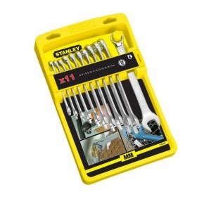 Ключі ріжково накидні  STANLEY Набір 11 шт.
