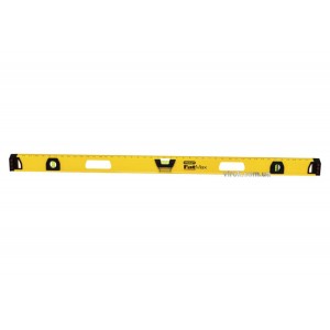 Рівень STANLEY "FatMax I Beam": L= 180 см, 3 капсули, алюмінієвий корпус + олівець, похибка 0,5 мм/м