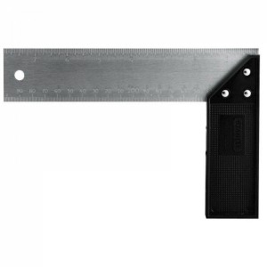 Кутник столярний STANLEY: l= 152 мм, з нержавючої сталі і пластмаси