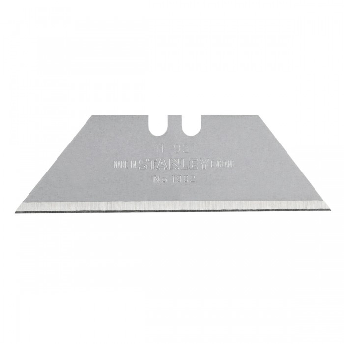 Леза трапецевидні STANLEY "1992": L= 62х19мм, h=0,65мм, без отворів; 10 (Шт/Уп)