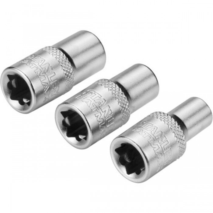 Набір торцевих головок Stanley 1/4" (розмір 5, 6, 7) 3 од