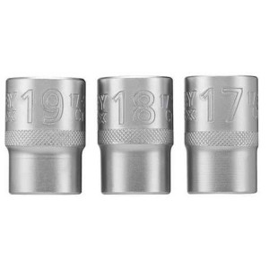 Набір торцевих головок Stanley 1/2" (розмір 17, 18, 19) 3 од