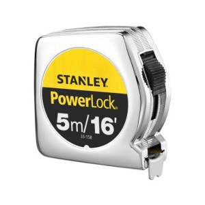 Рулетка STANLEY POWERLOCK 5м х 19мм армована стрічка  (0-33-158)