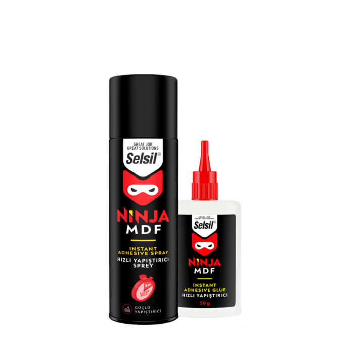 Клей 2-компонентний NINJA MDF : супер швидкий. 100 ML +25 г. активатор + цианоакрилат [72]
