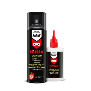 Клей 2-компонентний NINJA MDF : супер швидкий. 400 ML +100 г. спрей-активатор + цианоакрилат [25]