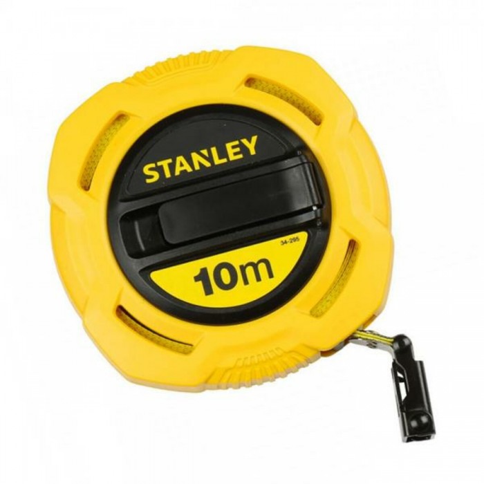 Стрічка STANLEY " FIBERGLASS " 10м х12,7мм, в пластмасовому корпусі