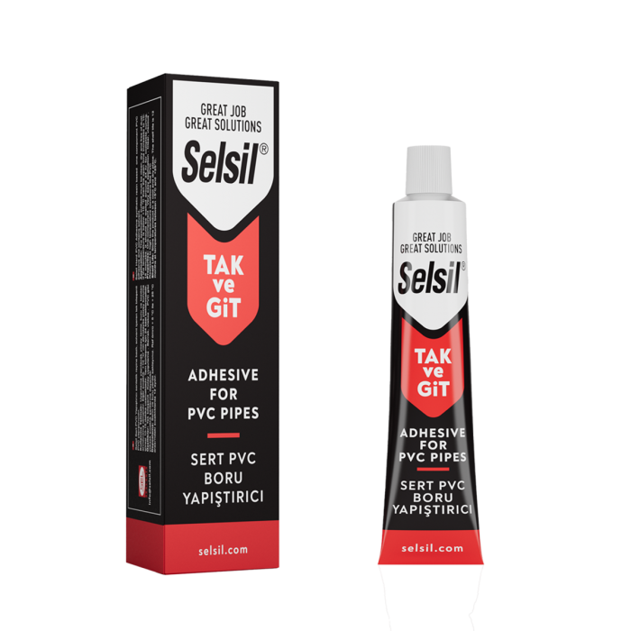 Клей для ПВХ труб SELSIL 1-компонентний, тюбик 125 г [30]