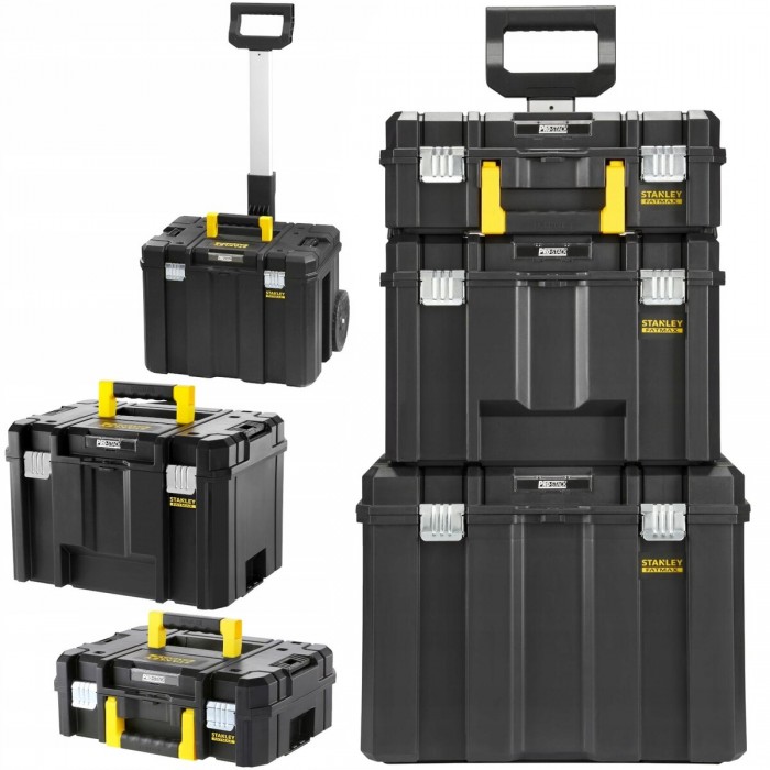 Ящик для інструмента модульн. 3 секції STANLEY "FatMax Pro-stack" на колесах, макс. навант.- 110 кг,