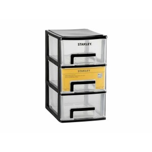 Ящик STANLEY ESSENTIAL M вертикальний з 3 висувними секціями, пластмасовий, 24 x 17 x 30 см