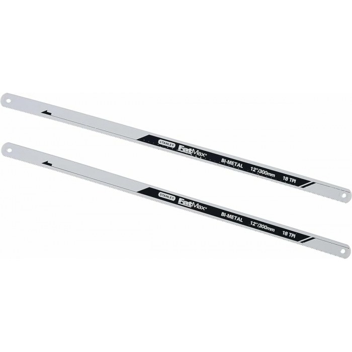 Полотно для ножівки по металу STANLEY "FatMax" : BI-METAL 18 зуб/1" L= 300 мм 2 шт