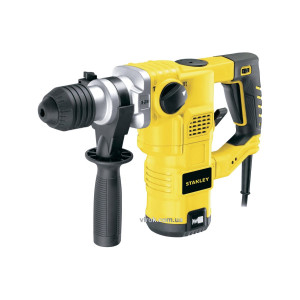 Перфоратор мережевий SDS+ STANLEY : P= 1250 Вт. J= 3,5 Дж. в кейсі