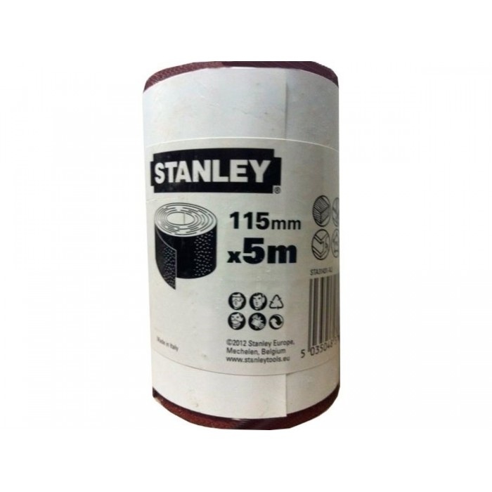 Папір шліфувальний STANLEY 115мм x 5м, P120 DW
