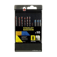 Набір полотен для електролобзика STANLEY , 10шт, хвост U