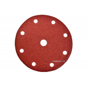 Круг шліфувальний cамозачепний STANLEY з отворами : Ø=125мм, P80 гр/мм2. універсальний - 5 шт. DW