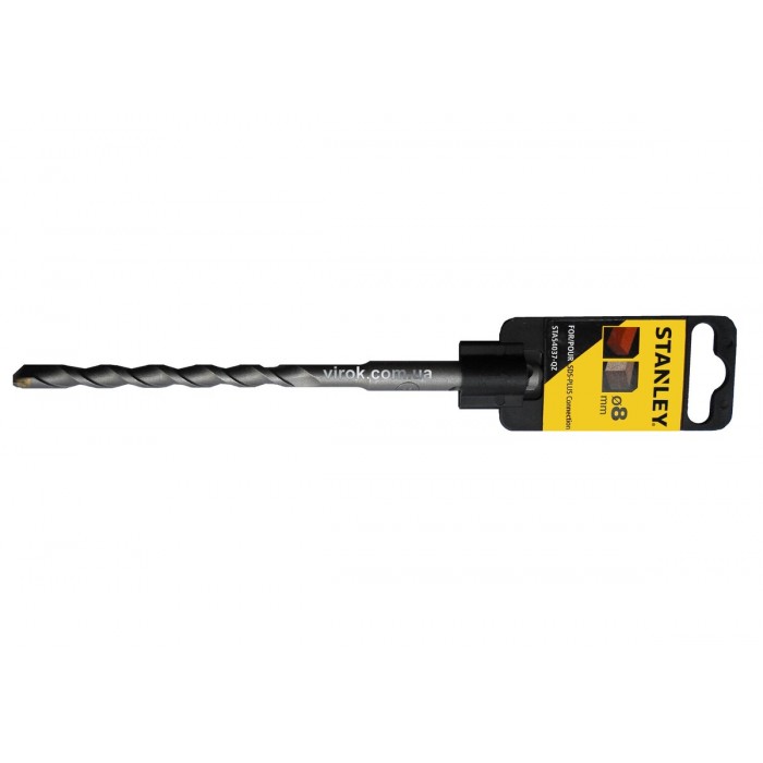 Свердло по бетону, каменю (бур) STANLEY : SDS+, Ø= 8 x 160 /100 мм