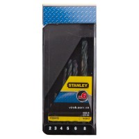 Набір свердл по металу STANLEY : Ø= 2 - 8 мм. 6 шт